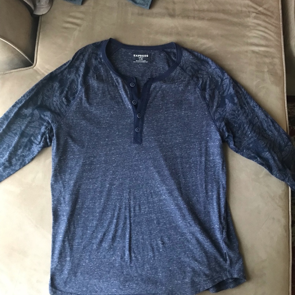 Navy Express Henley